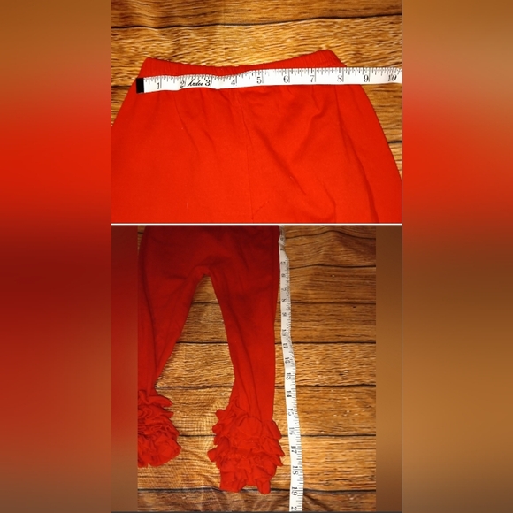 Bundle 🎄Grinch 🎁 12m girls shirt and pants set and a Santa 18m onesie - Picture 9 of 12